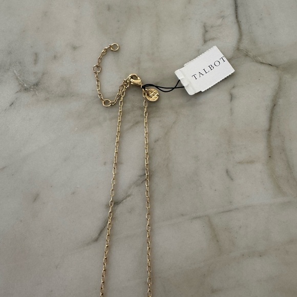 Talbots Gold Necklace with Multicolor Gemstones - Picture 3 of 5